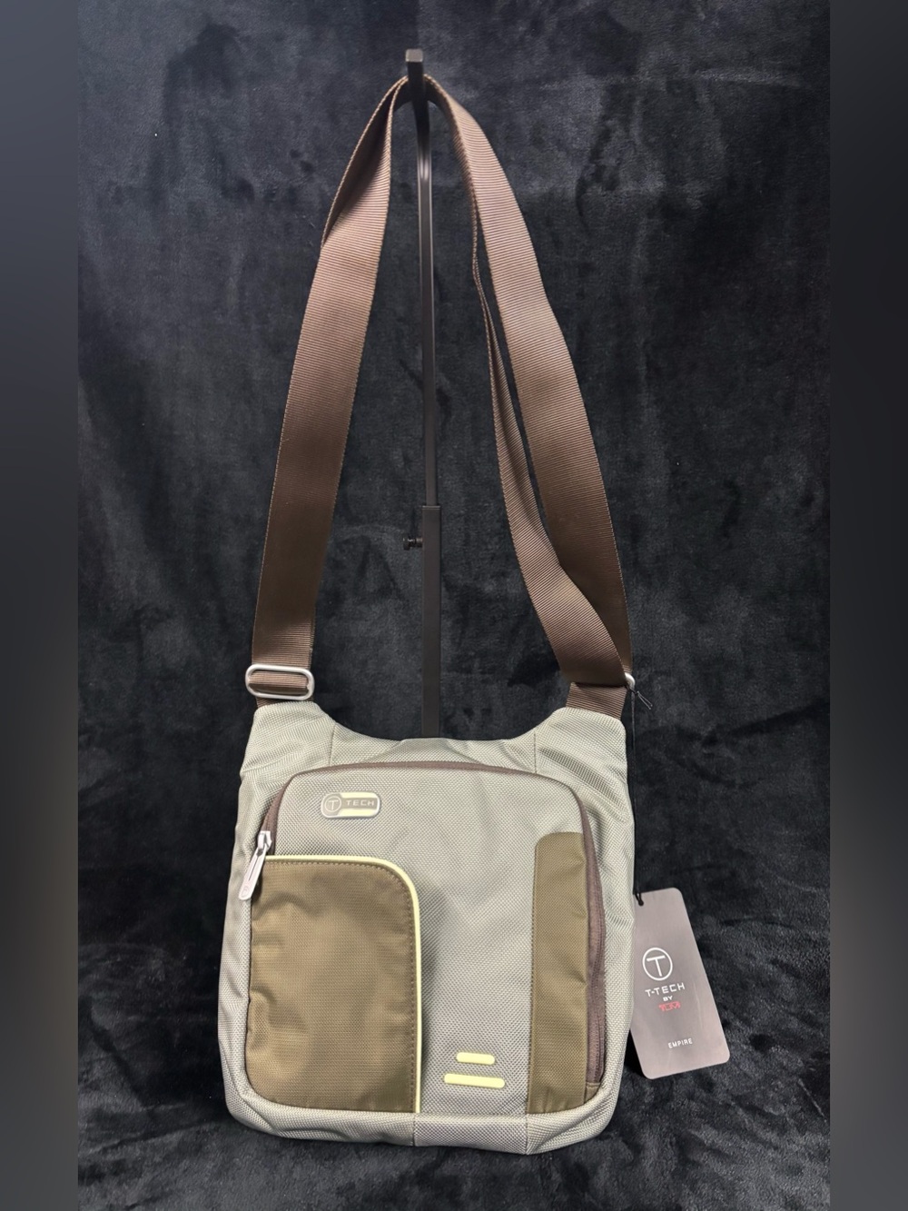 TUMI T-Tech Empire Deco Crossbody Bag Pumice 57432PUM